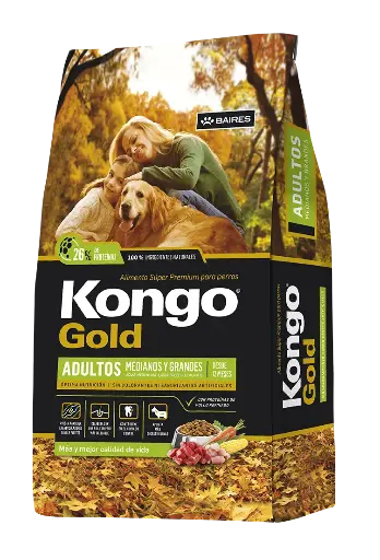 Kongo gold adulto x 21 kg